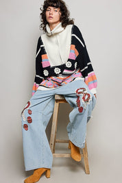Daytripper Half-Zip Balloon Sleeve Sweater - Westly