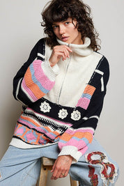 Daytripper Half-Zip Balloon Sleeve Sweater - Westly