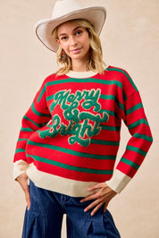December Club Striped Sweater - Westly