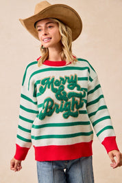 December Club Striped Sweater - Westly
