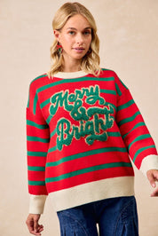 December Club Striped Sweater - Westly