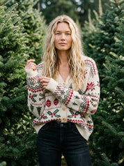 December Traditions Fair Isle Cardigan - Westly
