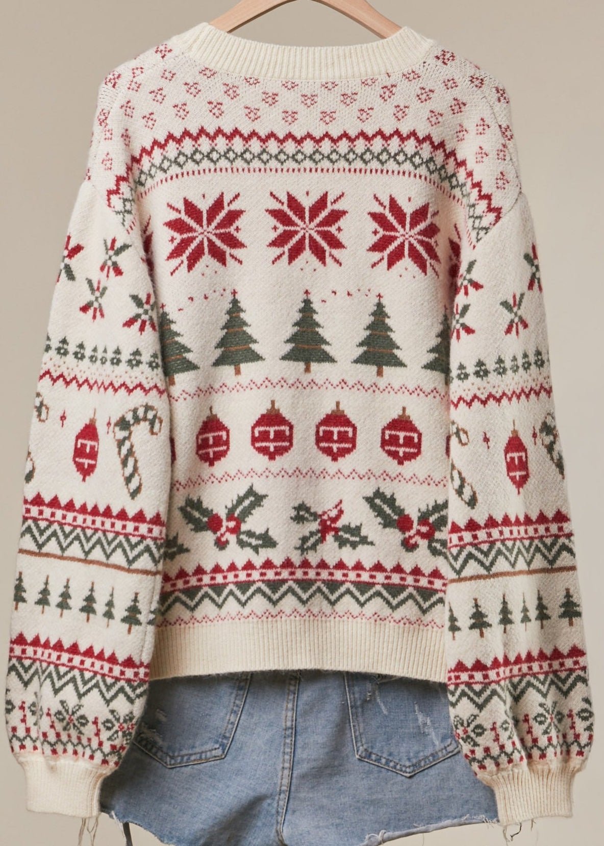 December Traditions Fair Isle Cardigan - Westly