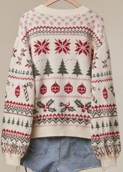 December Traditions Fair Isle Cardigan - Westly