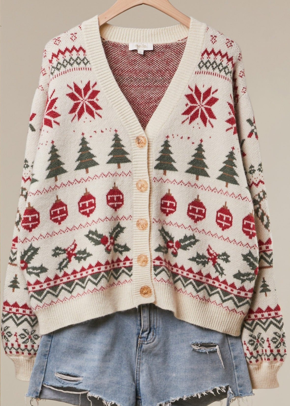 December Traditions Fair Isle Cardigan - Westly
