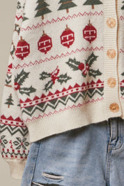 December Traditions Fair Isle Cardigan - Westly