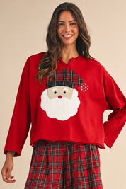 December's Calling Santa Patch Pullover - Westly
