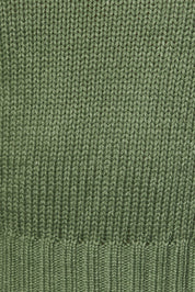 Delphine Open Back Tie Knit Sweater in Dusty Green — product photo 06