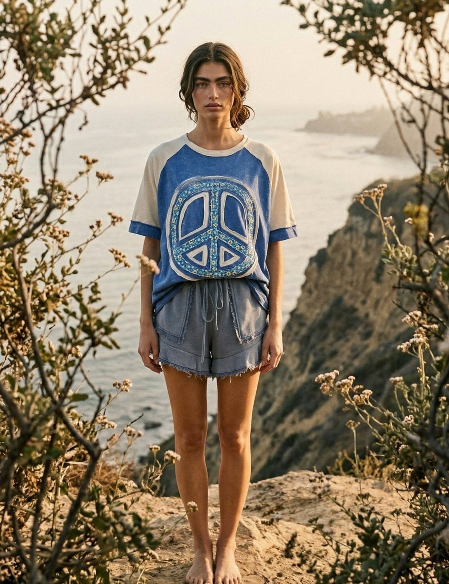 Demi Sweetheart Patch Tee - Westly