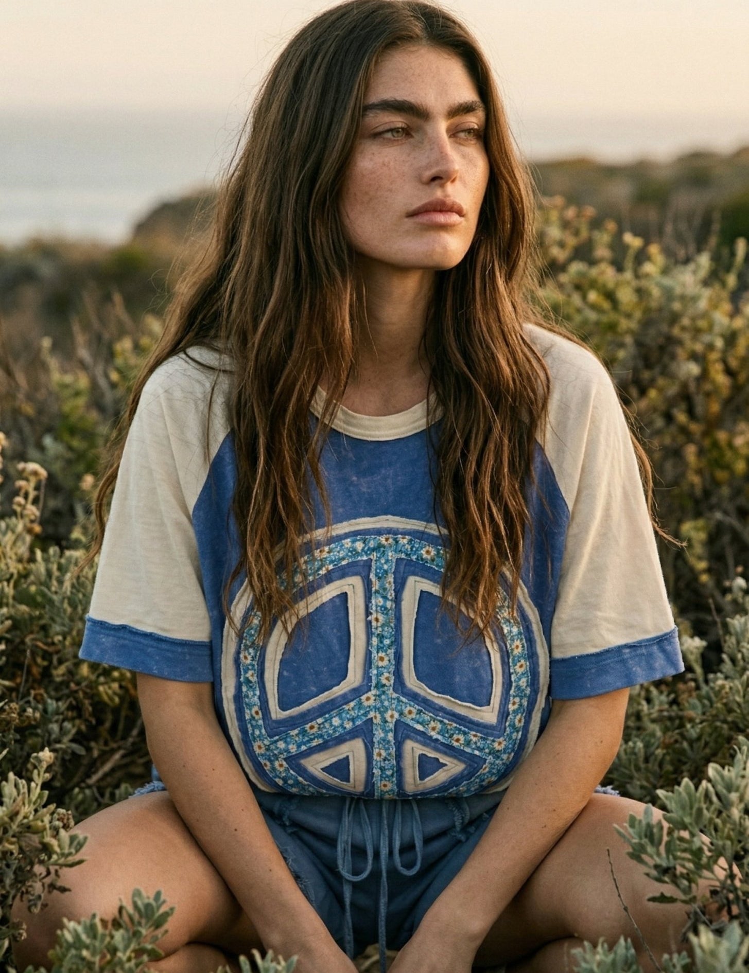 Demi Sweetheart Patch Tee - Westly
