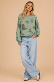 Desert Ace Graphic Sweatshirt - Westly