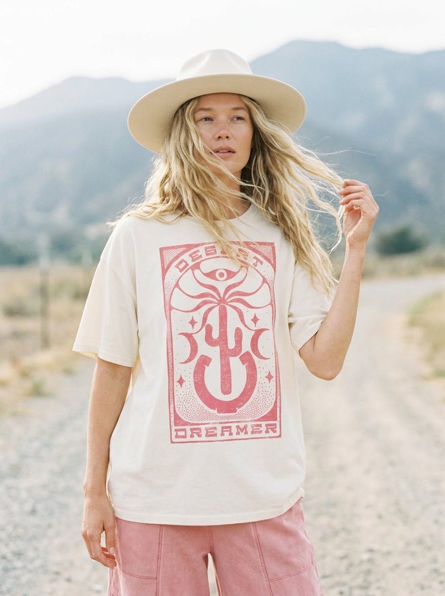 Desert Dreamer Oversized Graphic Tee - Westly
