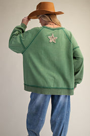 Desert Star Washed Terry Pullover - Westly