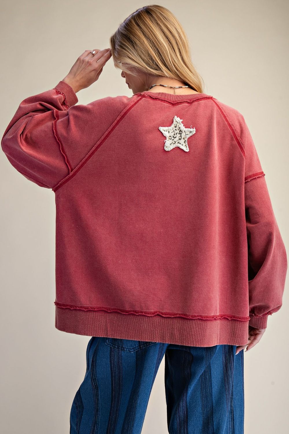Desert Star Washed Terry Pullover - Westly