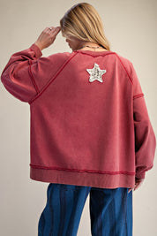 Desert Star Washed Terry Pullover - Westly