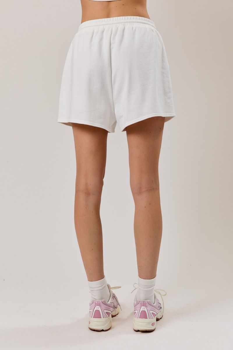Devon High Rise USA Embroidered Sweatshorts - Westly