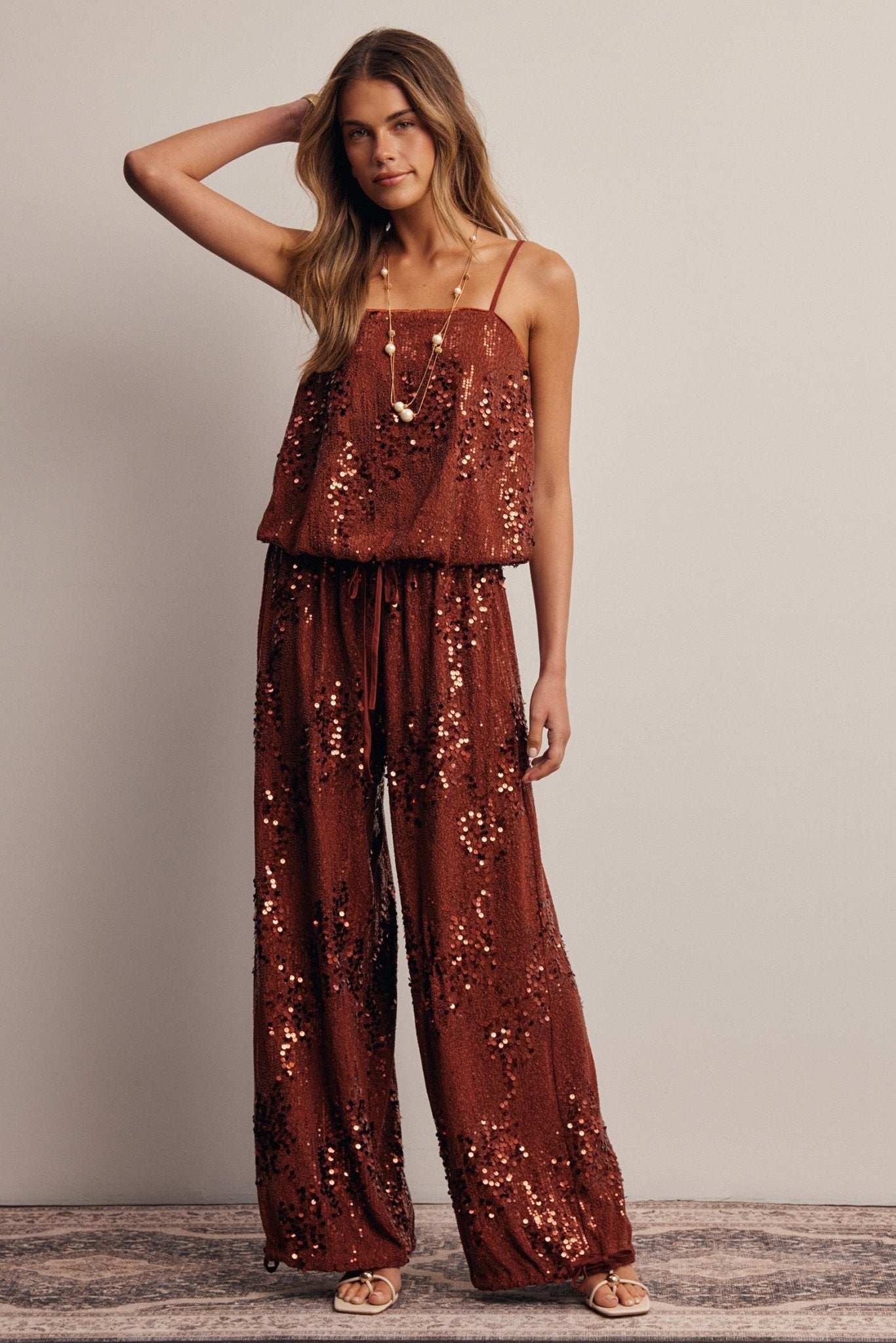 Disco Hour Sequin Bloomer Pants - Westly