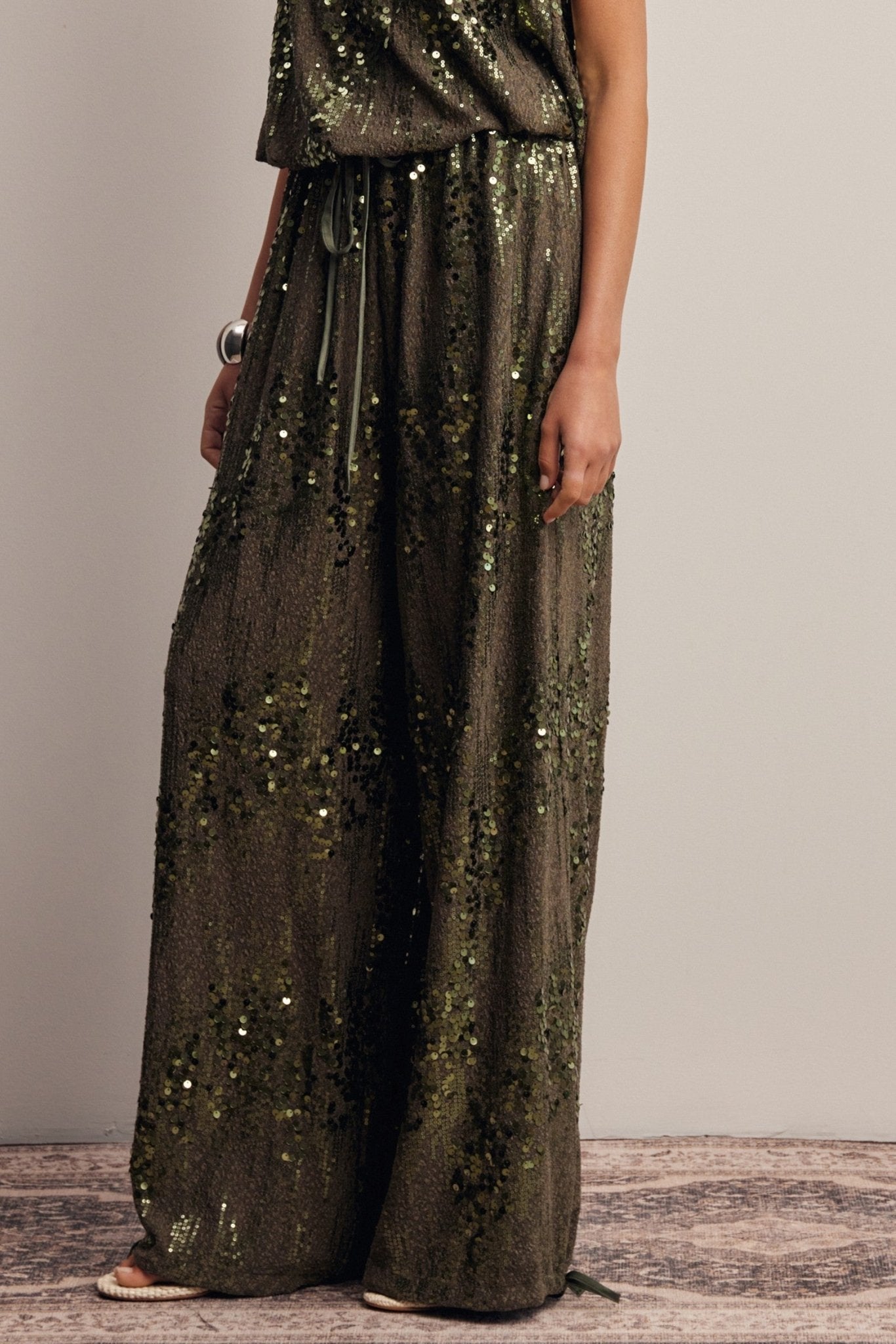 Disco Hour Sequin Bloomer Pants - Westly
