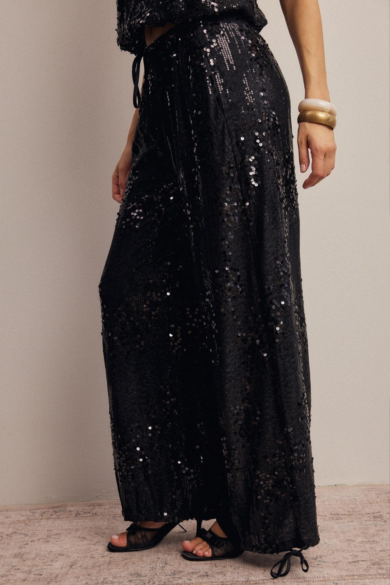 Disco Hour Sequin Bloomer Pants - Westly