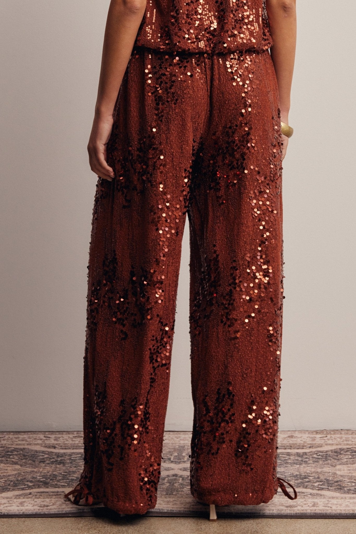 Disco Hour Sequin Bloomer Pants - Westly