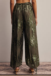 Disco Hour Sequin Bloomer Pants - Westly