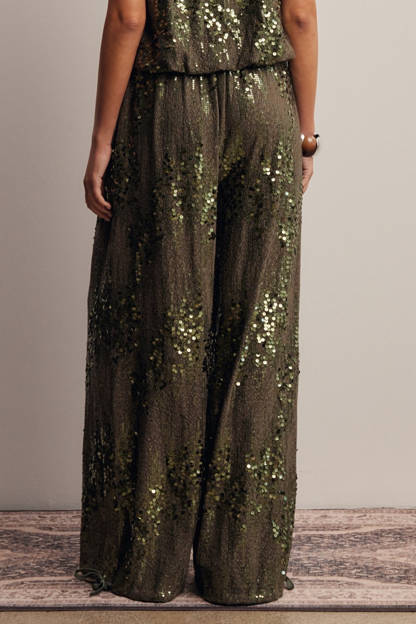 Disco Hour Sequin Bloomer Pants - Westly