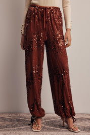 Disco Hour Sequin Bloomer Pants - Westly