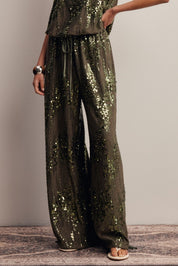 Disco Hour Sequin Bloomer Pants - Westly