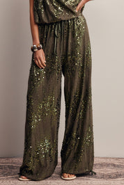 Disco Hour Sequin Bloomer Pants - Westly