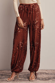 Disco Hour Sequin Bloomer Pants - Westly