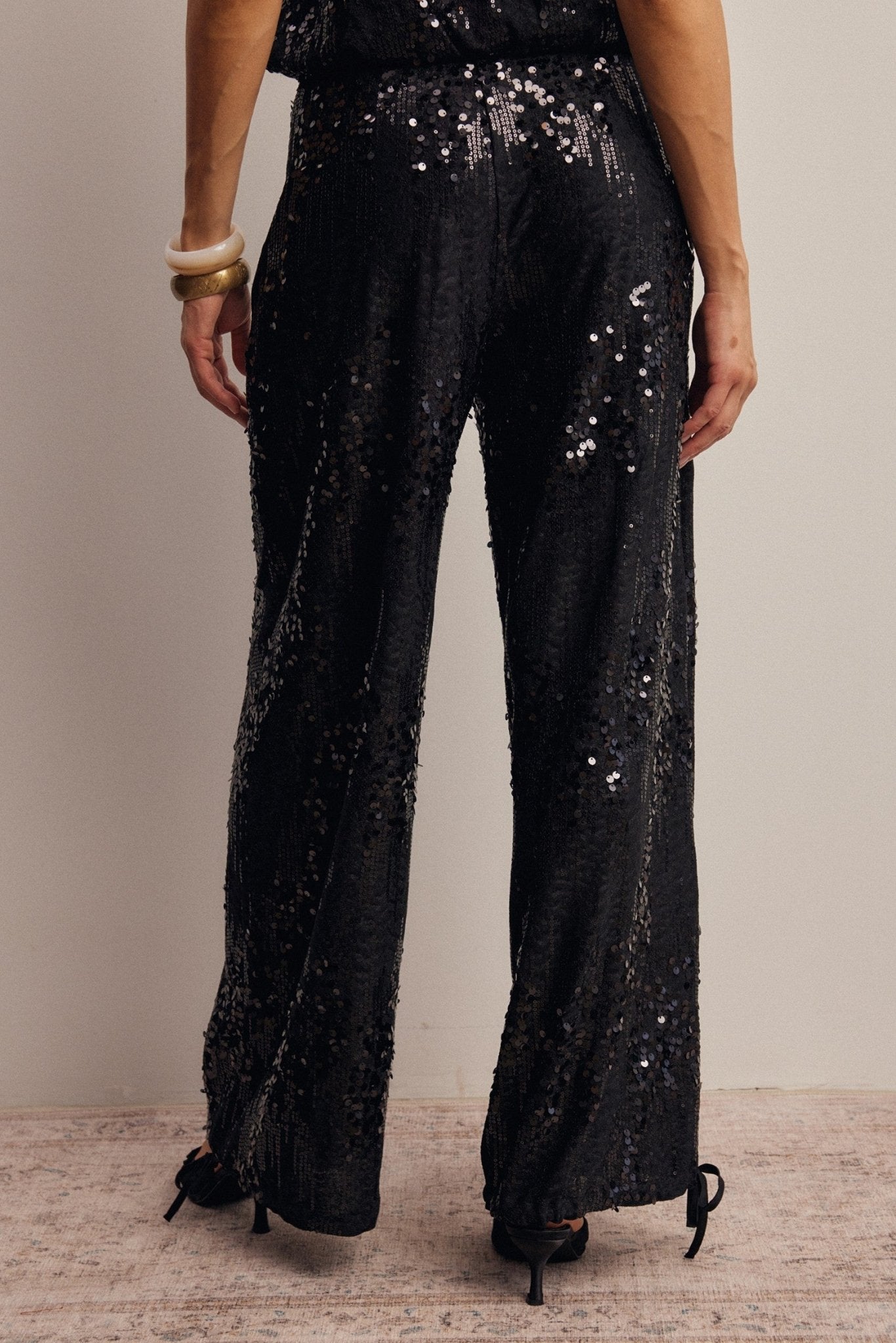 Disco Hour Sequin Bloomer Pants - Westly