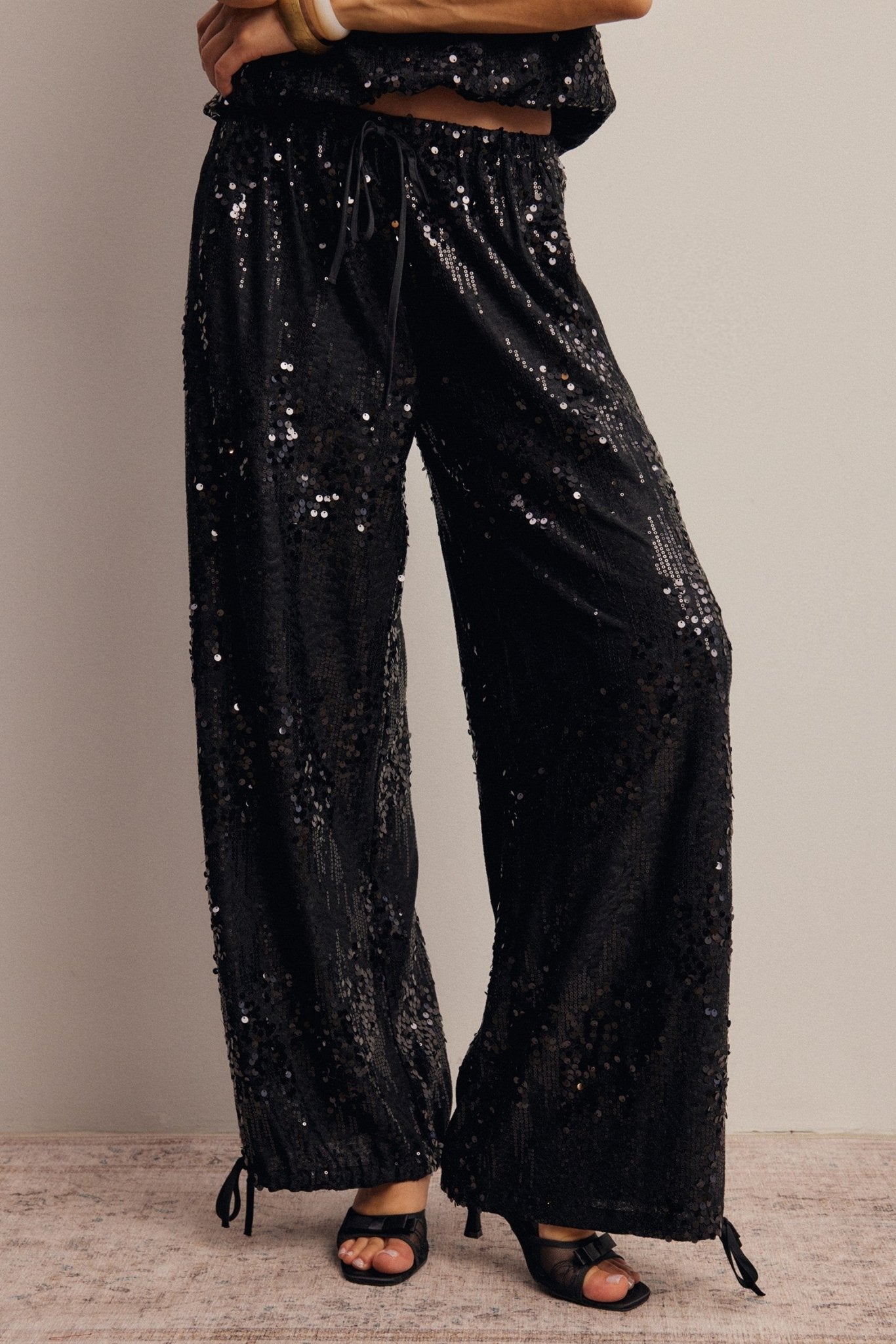 Disco Hour Sequin Bloomer Pants - Westly