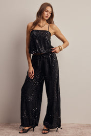 Disco Hour Sequin Bubble Hem Cami - Westly
