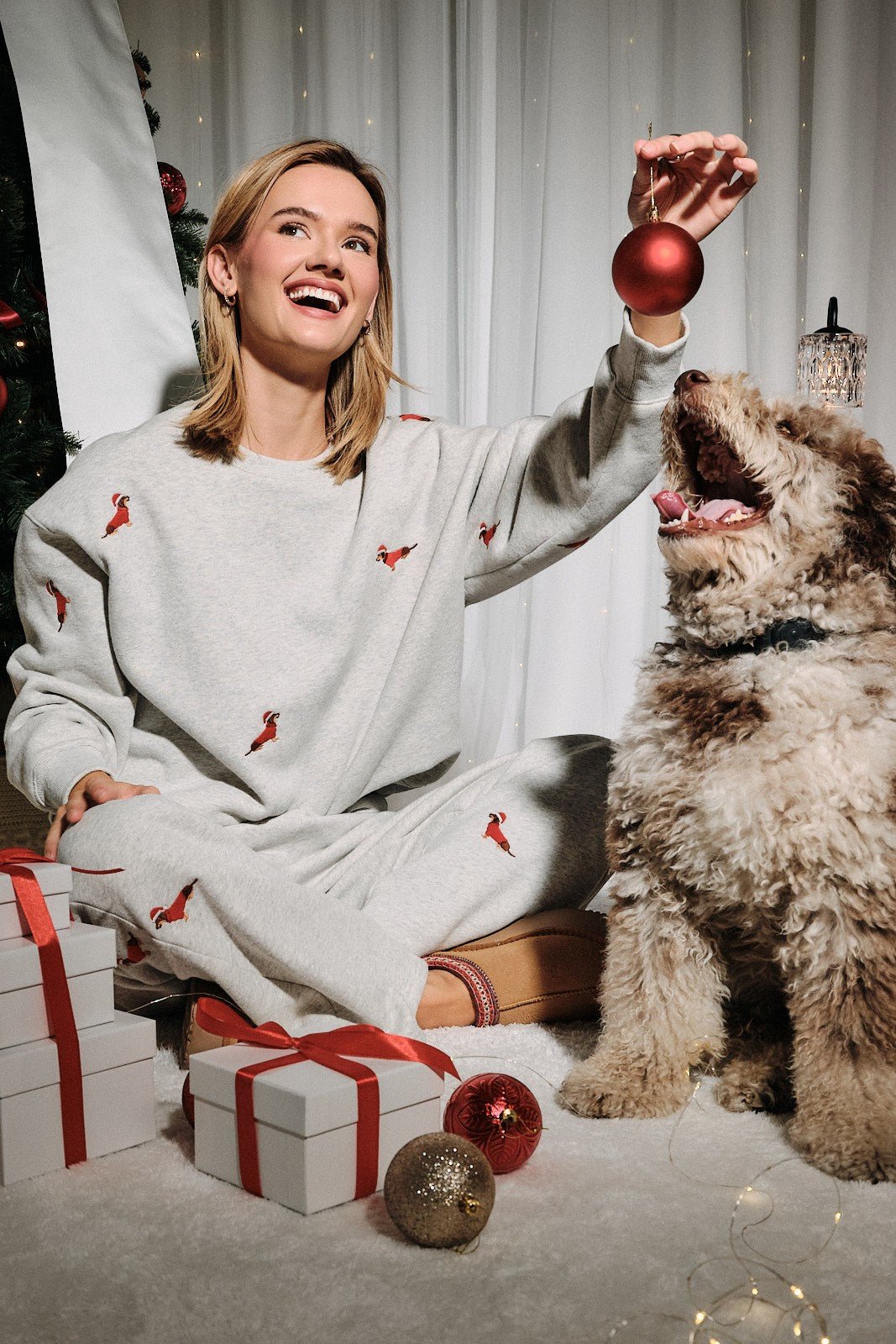 Dog Days Embroidered Dachshund Sweatshirt - Westly
