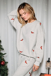 Dog Days Embroidered Dachshund Sweatshirt - Westly