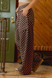 Dot Dash Polka Dot Cargo Pants - Westly