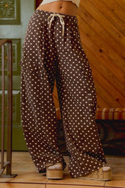 Dot Dash Polka Dot Cargo Pants - Westly