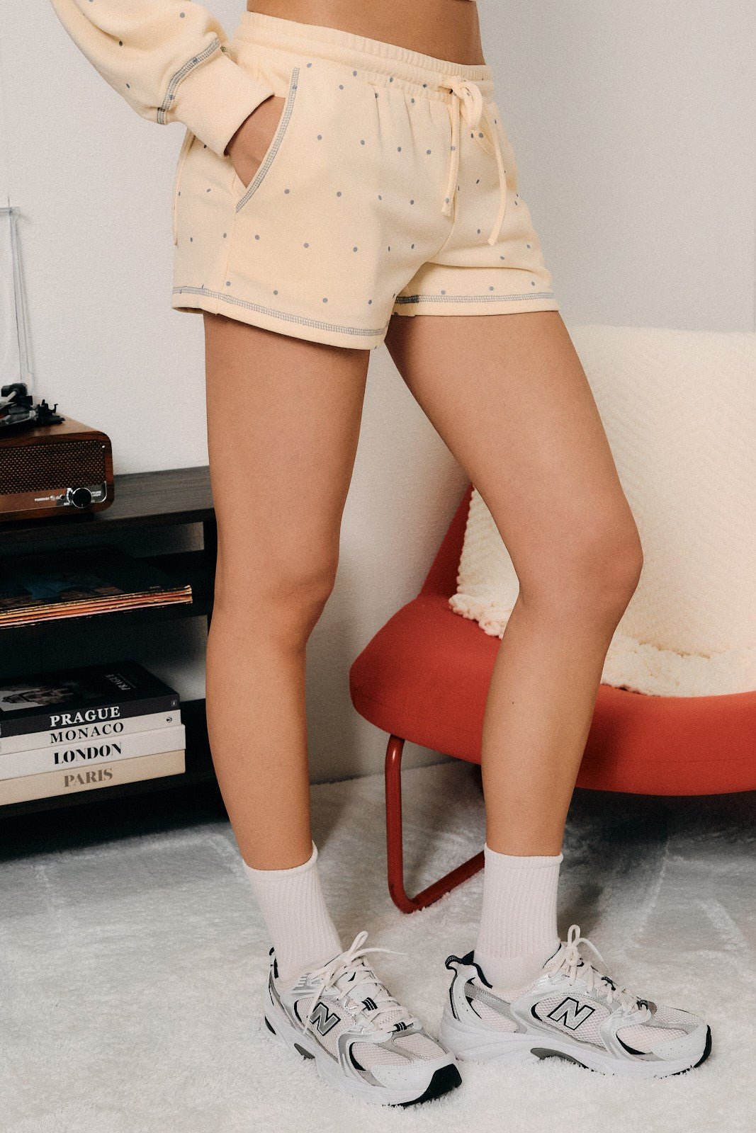 Dot Theory Drawstring Sweatshorts - Westly