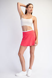 Double Serve Layered Waist Active Skort - Westly