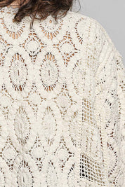 Dream On Open Knit Chenille Cardigan - Westly