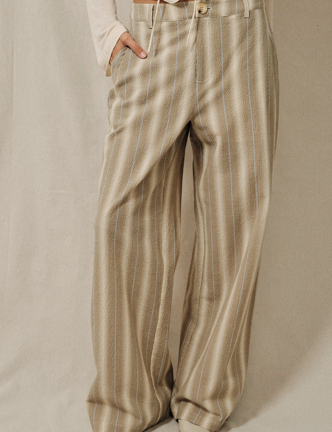 Dress Code Seersucker Striped Pants - Westly