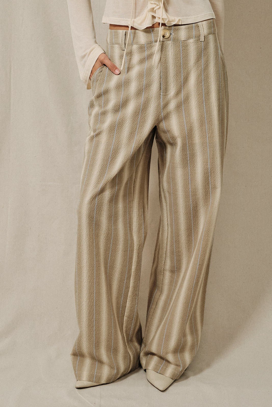 Dress Code Seersucker Striped Pants - Westly