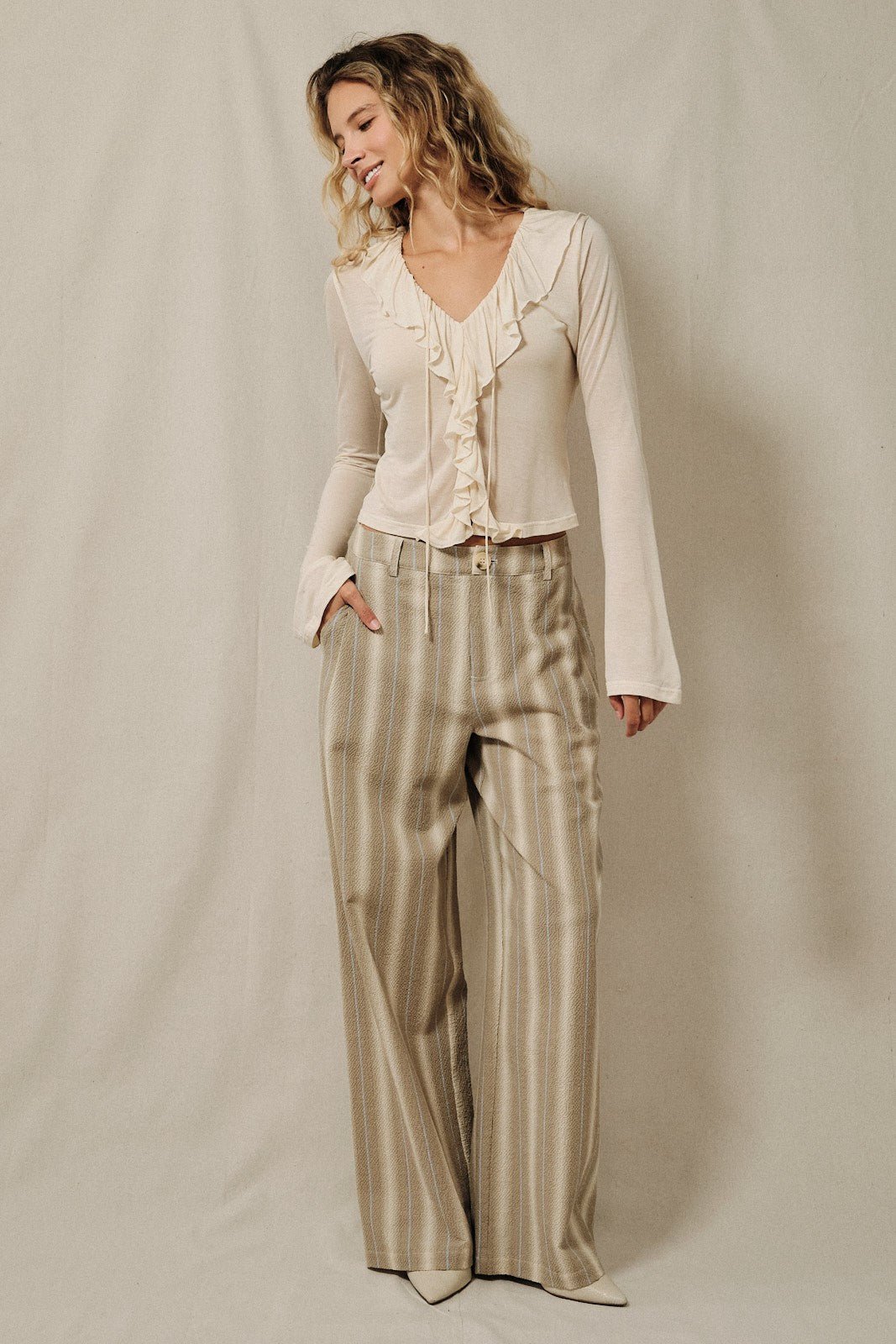 Dress Code Seersucker Striped Pants - Westly