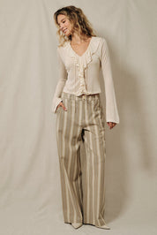 Dress Code Seersucker Striped Pants - Westly