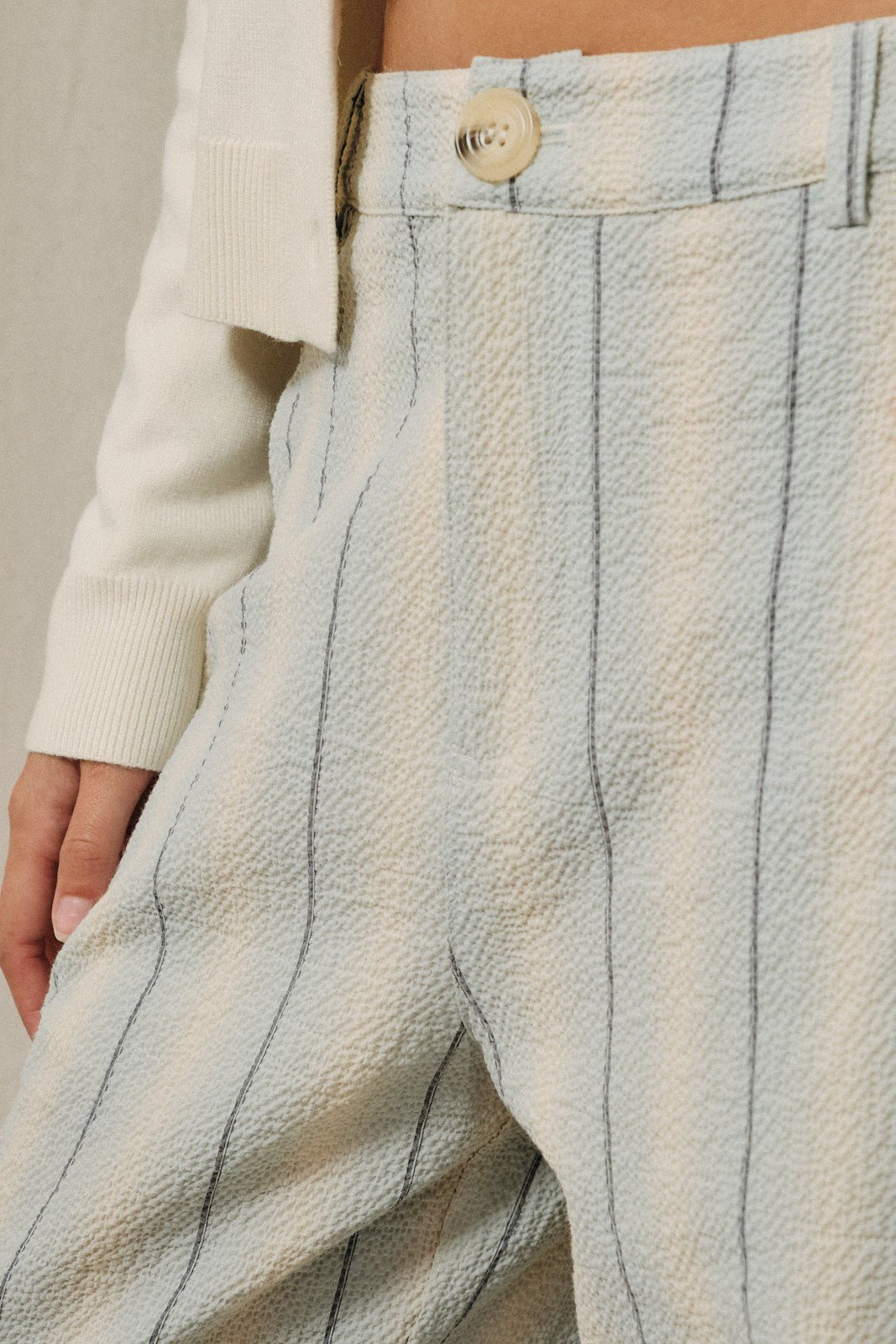 Dress Code Seersucker Striped Pants - Westly