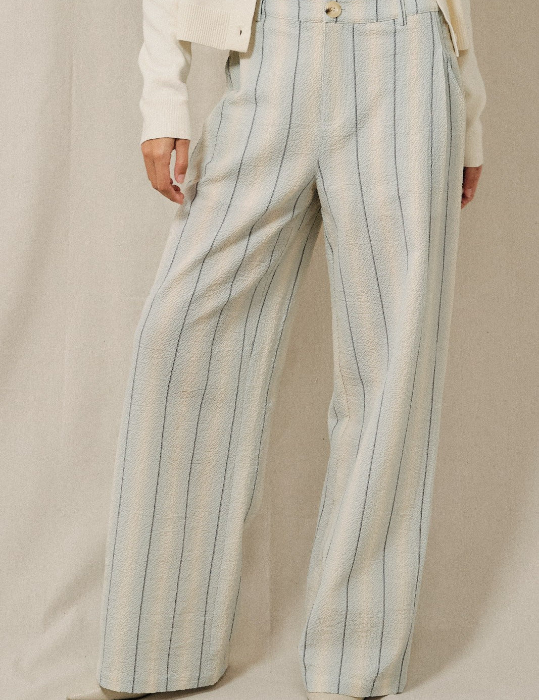 Dress Code Seersucker Striped Pants - Westly