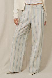 Dress Code Seersucker Striped Pants - Westly