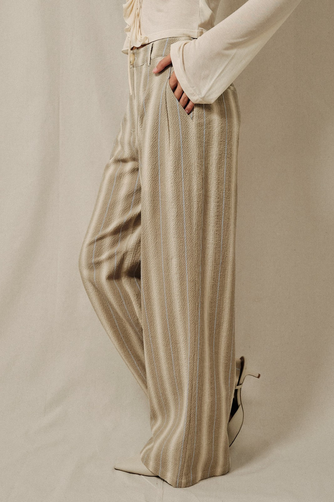 Dress Code Seersucker Striped Pants - Westly