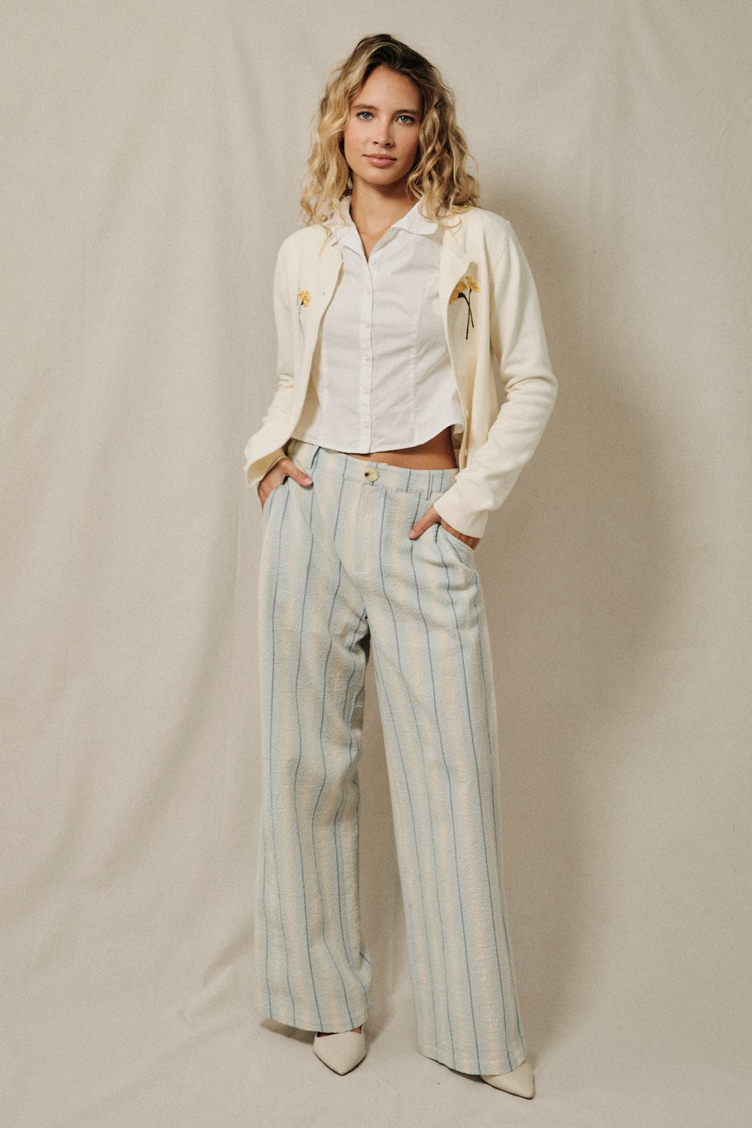 Dress Code Seersucker Striped Pants - Westly