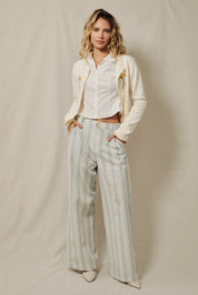 Dress Code Seersucker Striped Pants - Westly
